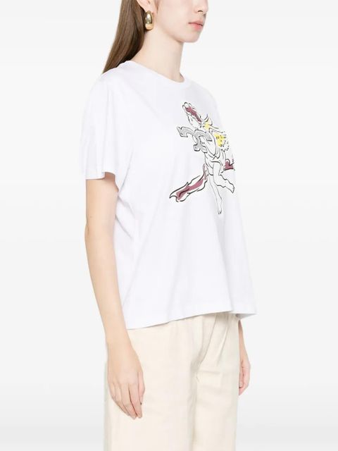 Tory Burch mm cupido graphic T-shirt - White