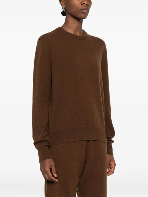ENTIRE STUDIOS crew-neck long-sleeve sweater - Brown