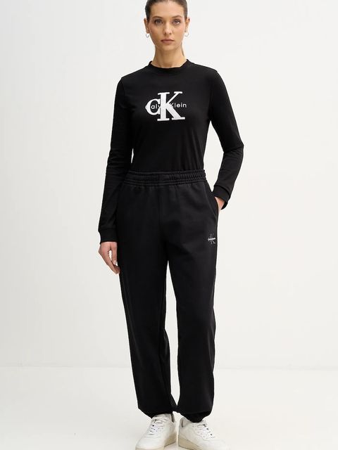 Calvin Klein Jeans longsleeve bawełniany - zdjęcie produktu nr 1