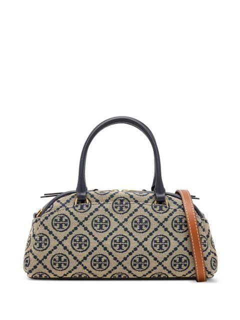 Tory Burch logo-pattern mini bag - Blue - zdjęcie produktu nr 1