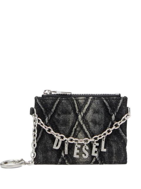 Diesel chain-detail card holder - Grey - zdjęcie produktu nr 1