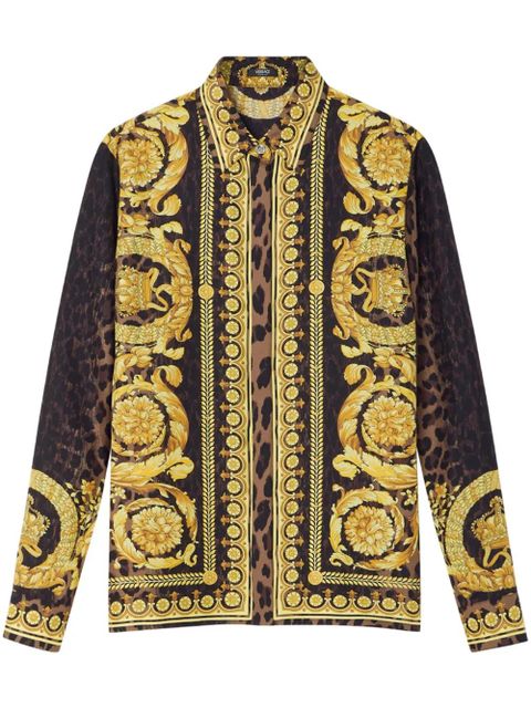 Versace Wild Barocco silk shirt - Black - zdjęcie produktu nr 1