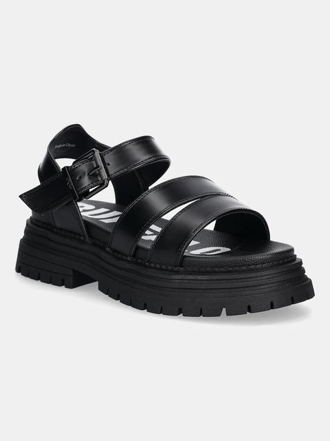 Buffalo sandały Lennox Ts Sandal damskie kolor czarny na platformie 1602274-BLK - zdjęcie produktu nr 1