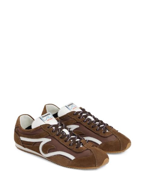 SANDRO Two-Tone sneakers - Brown - zdjęcie produktu nr 2