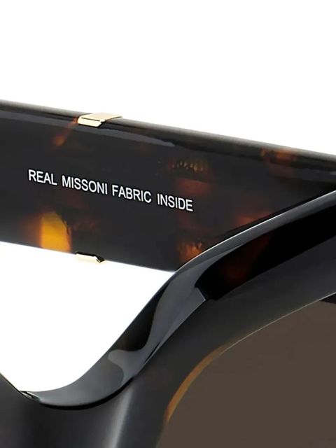 MISSONI EYEWEAR square-frame sunglasses - Brown