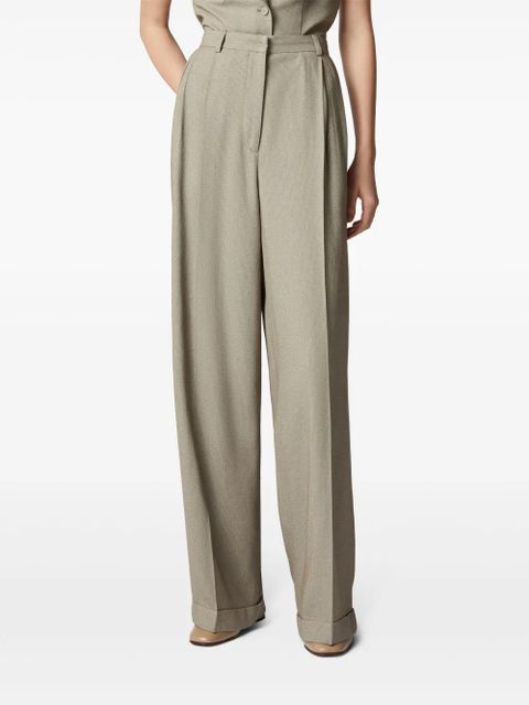 Tod's wide-leg tailored trousers - Neutrals