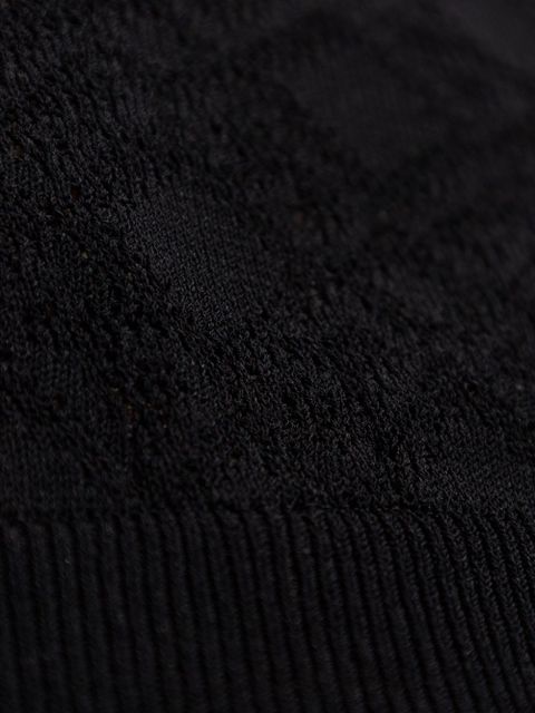 Givenchy monogram cropped T-shirt - Black