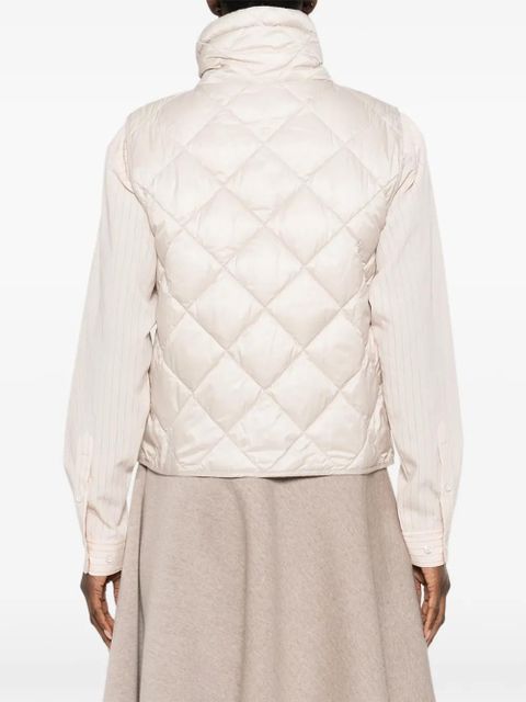 Max Mara Tregic quilted gilet - Neutrals