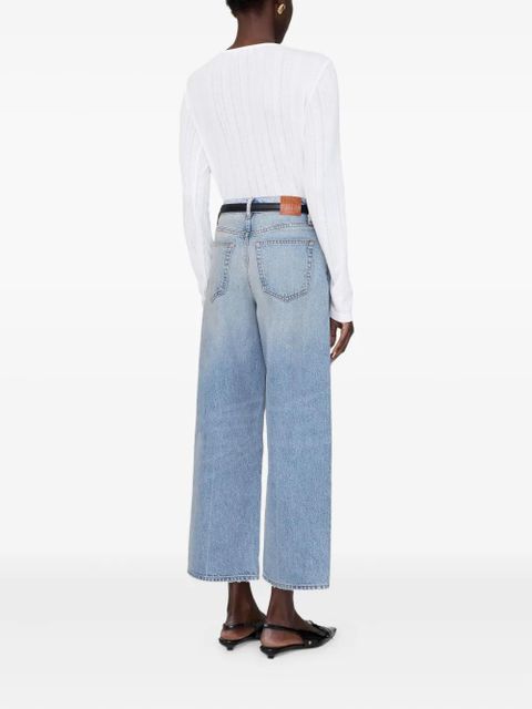 ANINE BING Pia long-sleeve T-shirt - White