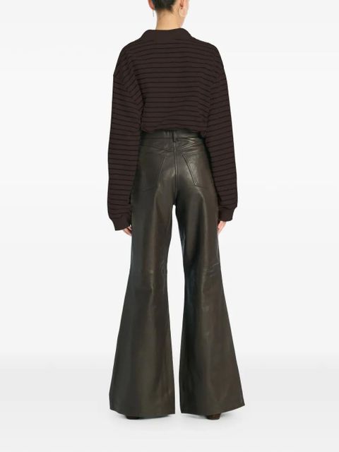 ROTATE BIRGER CHRISTENSEN long-sleeve polo top - Brown - zdjęcie produktu nr 2