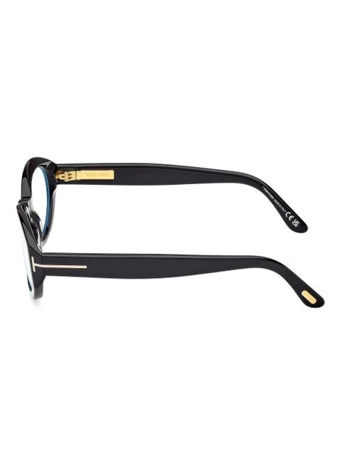 TOM FORD Eyewear oval-frame glasses - Black - zdjęcie produktu nr 1