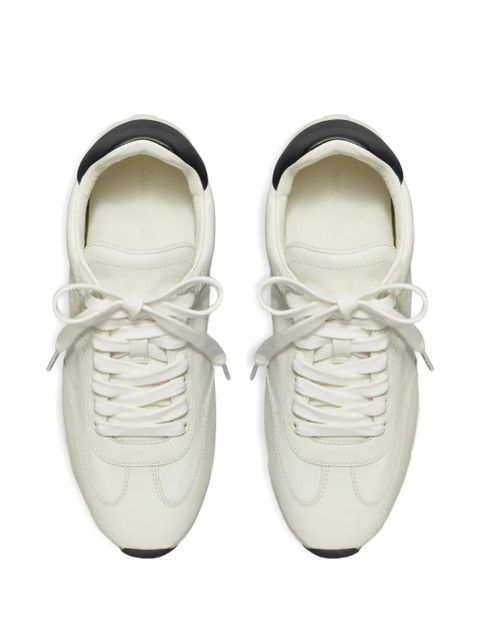 Tory Burch leather perforated sneakers - White