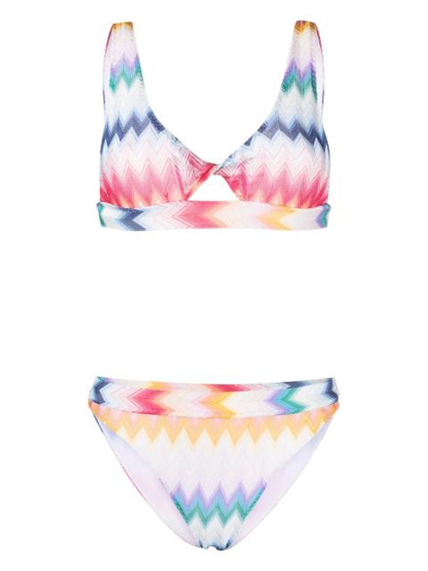 Missoni zigzag lurex bikini - Blue - zdjęcie produktu nr 1