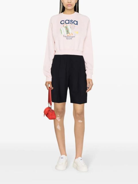 Casablanca Equipement Sportif organic cotton sweatshirt - Pink