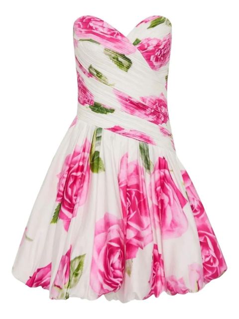 Aje Olea floral strapless mini dress - White - zdjęcie produktu nr 1