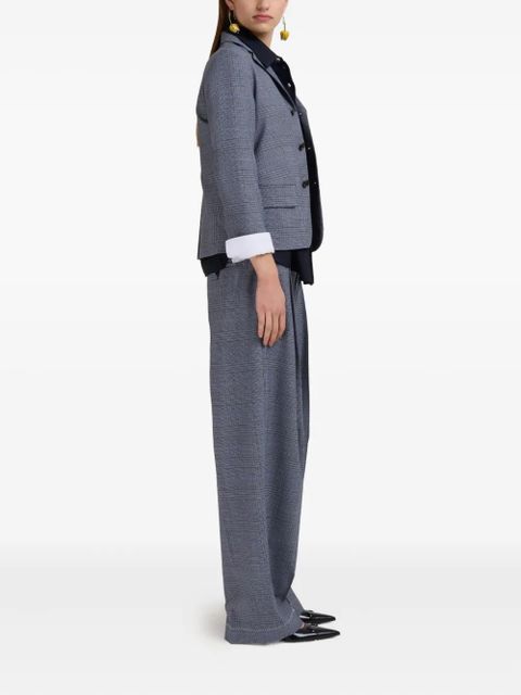 Marni Prince of Wales-check trousers - Neutrals