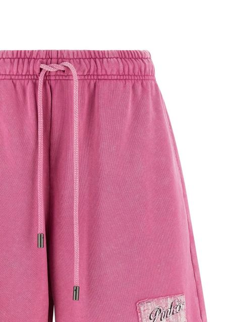 PINKO logo track shorts