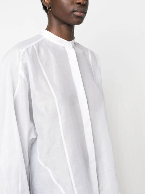 Jil Sander long-sleeve cotton shirt - White