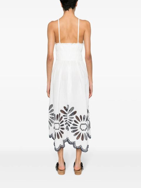 Ulla Johnson Beatrice broderie-anglaise midi dress - White