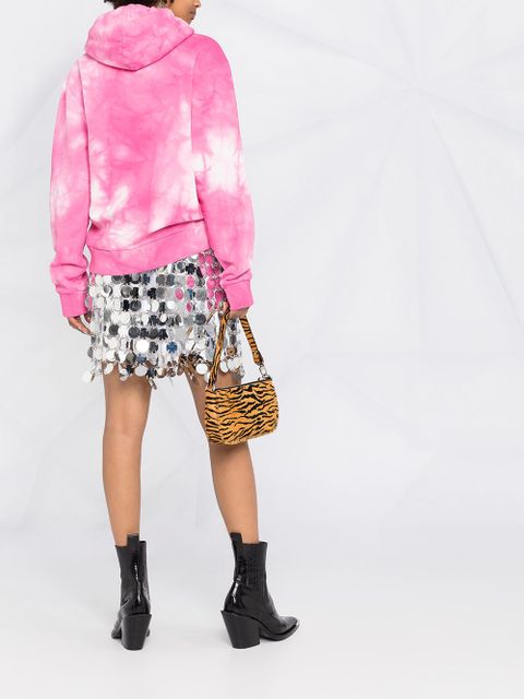 Rabanne circular-discs mini skirt - Silver