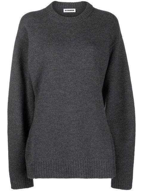 Jil Sander crew-neck wool jumper - Grey - zdjęcie produktu nr 1
