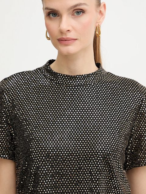 Morgan t-shirt damski kolor czarny DOLIVIA