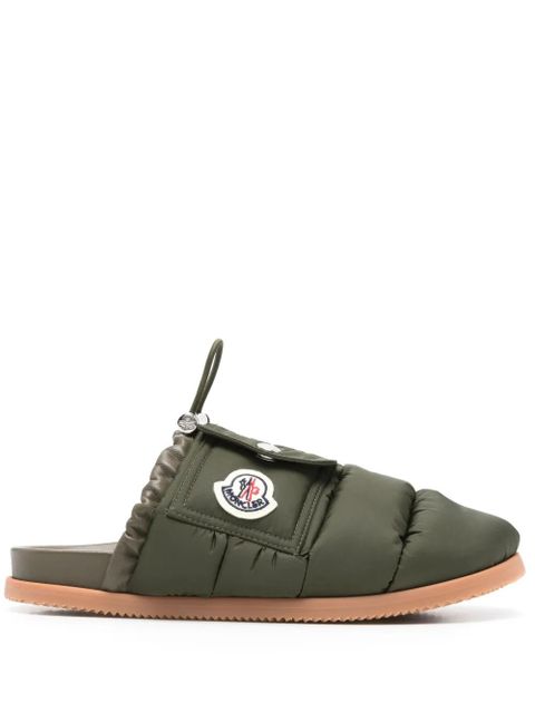 Moncler Mon Pocket slippers - Green - zdjęcie produktu nr 1
