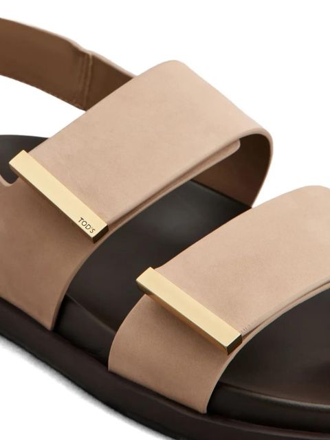 Tod's strap detail flat sandals - Neutrals