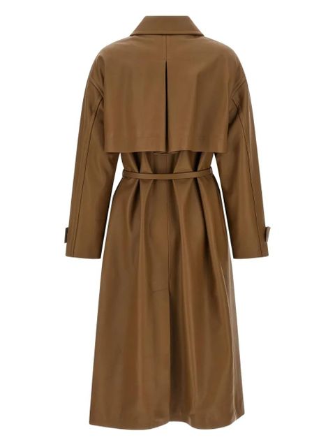 FENDI embossed logo belted trench coat - Brown - zdjęcie produktu nr 2