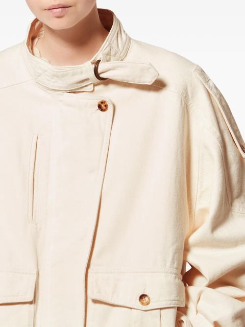 ISABEL MARANT x Isalya buckle pocket jacket - Neutrals