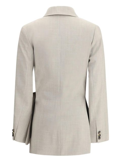 LOEWE asymmetrical single-button jacket - Neutrals - zdjęcie produktu nr 2