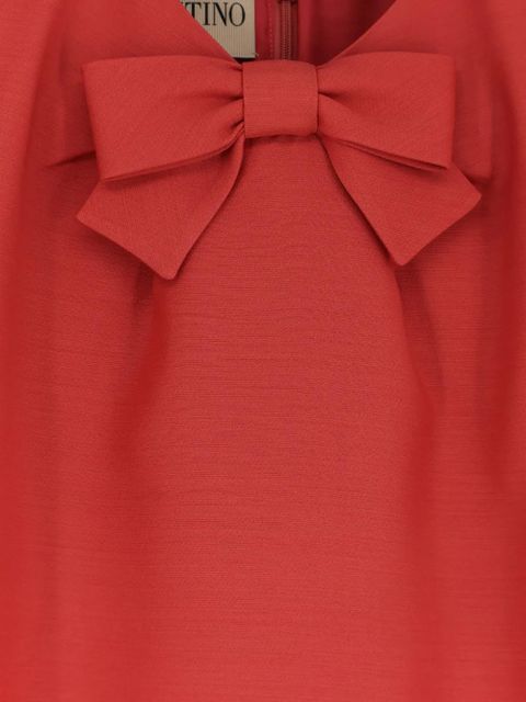 Valentino Garavani bow mini dress - Red