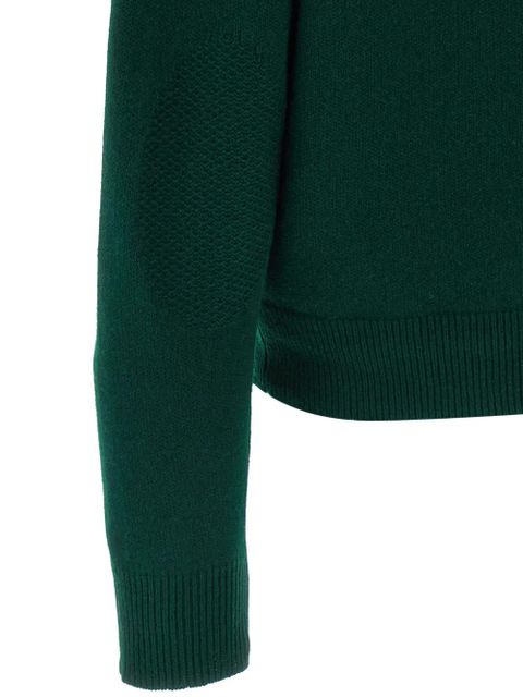 Guest In Residence Allday ribbed-sleeve sweater - Green - zdjęcie produktu nr 2