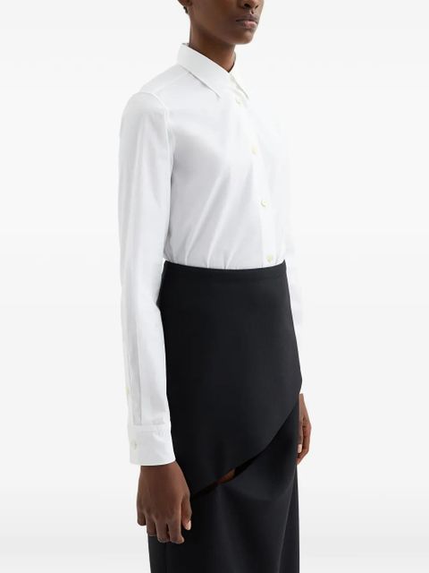 Jil Sander lightweight poplin shirt - White - zdjęcie produktu nr 2