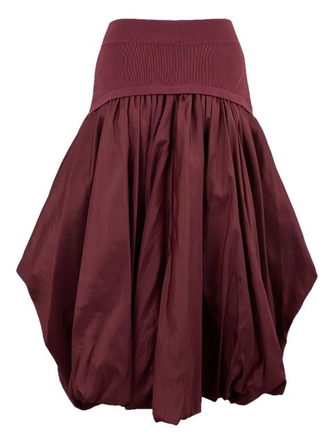 Simkhai Corinn taffeta midi skirt - Red - zdjęcie produktu nr 2