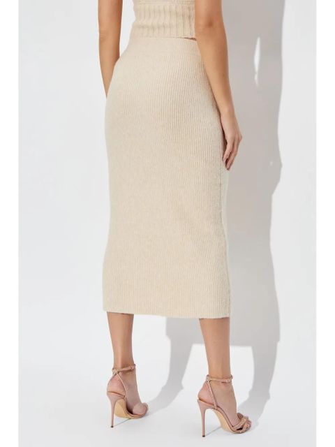 Cult Gaia Jodie knit skirt - Neutrals
