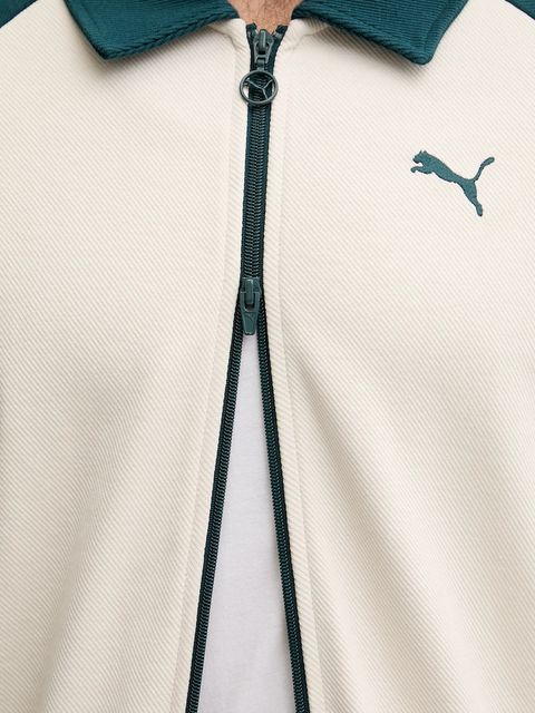 Puma bluza męska kolor beżowy gładka 632994