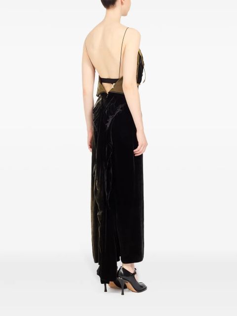 Maison Margiela low-back maxi dress - Green - zdjęcie produktu nr 2