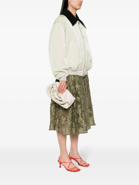 Burberry Rose leather clutch bag - Neutrals - zdjęcie produktu nr 2