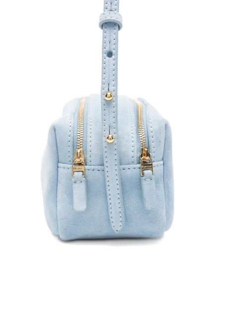 Elleme mini Trousse double-zip cross body bag - Blue