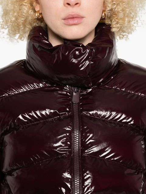 PINKO quilted shiny jacket - Red