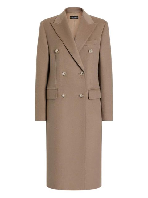 Dolce & Gabbana double-breasted coat - Brown - zdjęcie produktu nr 1