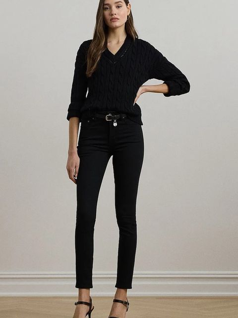 Lauren Ralph Lauren t-shirt damskie kolor czarny lekki 200971374