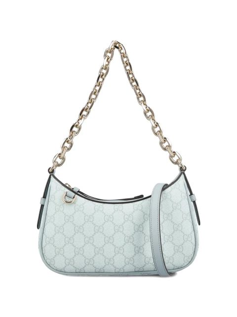 Gucci chain-strap logo-motif shoulder bag - Blue - zdjęcie produktu nr 1