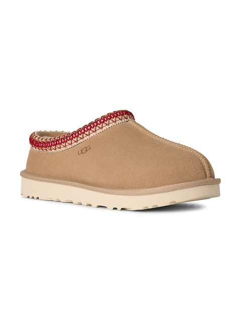 UGG kapcie zamszowe Tasman II kolor beżowy 1174470.SDDR - zdjęcie produktu nr 2