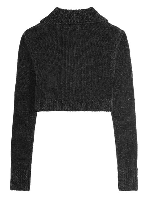 Cecilie Bahnsen cropped jumper - Black - zdjęcie produktu nr 2