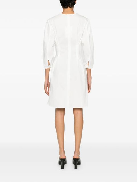 TOTEME balloon-sleeves mini dress - White