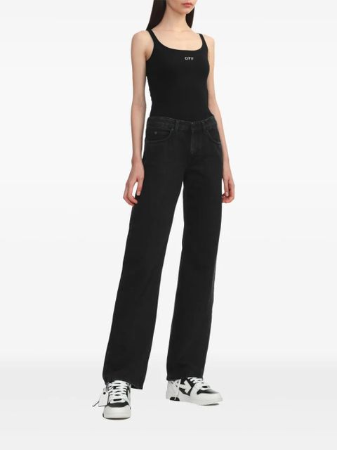 Off-White straight-leg jeans - Black - zdjęcie produktu nr 2