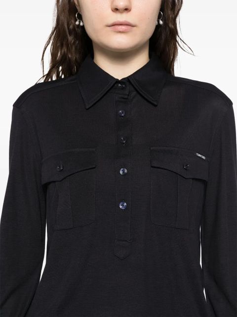 TOM FORD military shirt - Blue