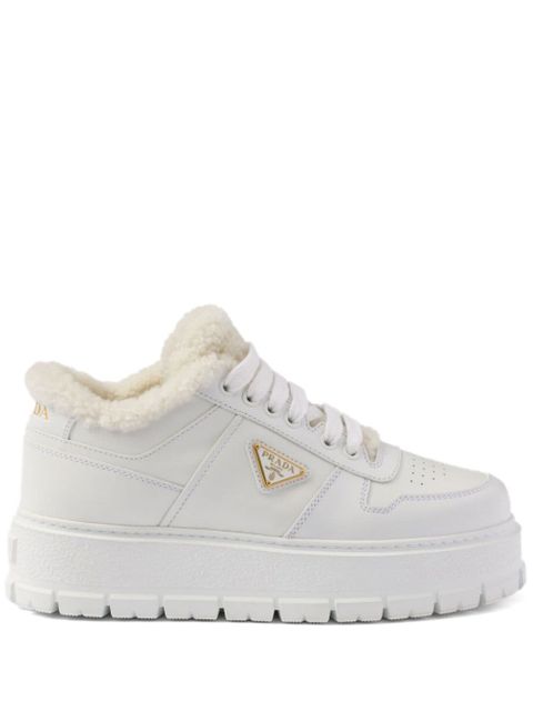 Prada leather sneakers - White - zdjęcie produktu nr 1